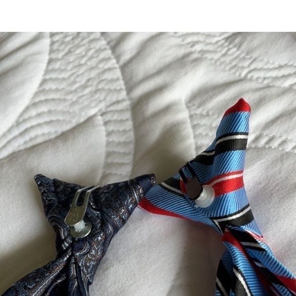 Toddler Set Of Three Clip On Ties Tie Neck Tie 3T - Picture 4 of 6